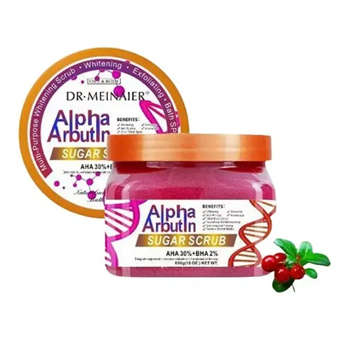 Dr Meinaire alpha arbutin scrub