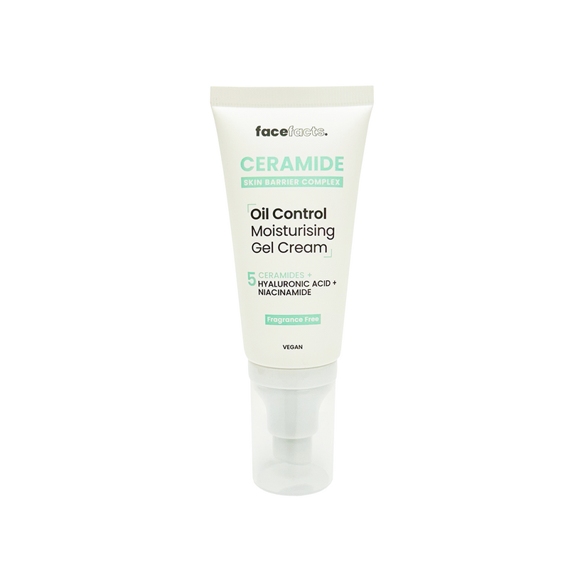 FaceFacts Ceramide Oil Control Moisturising Gel Cream 50ml