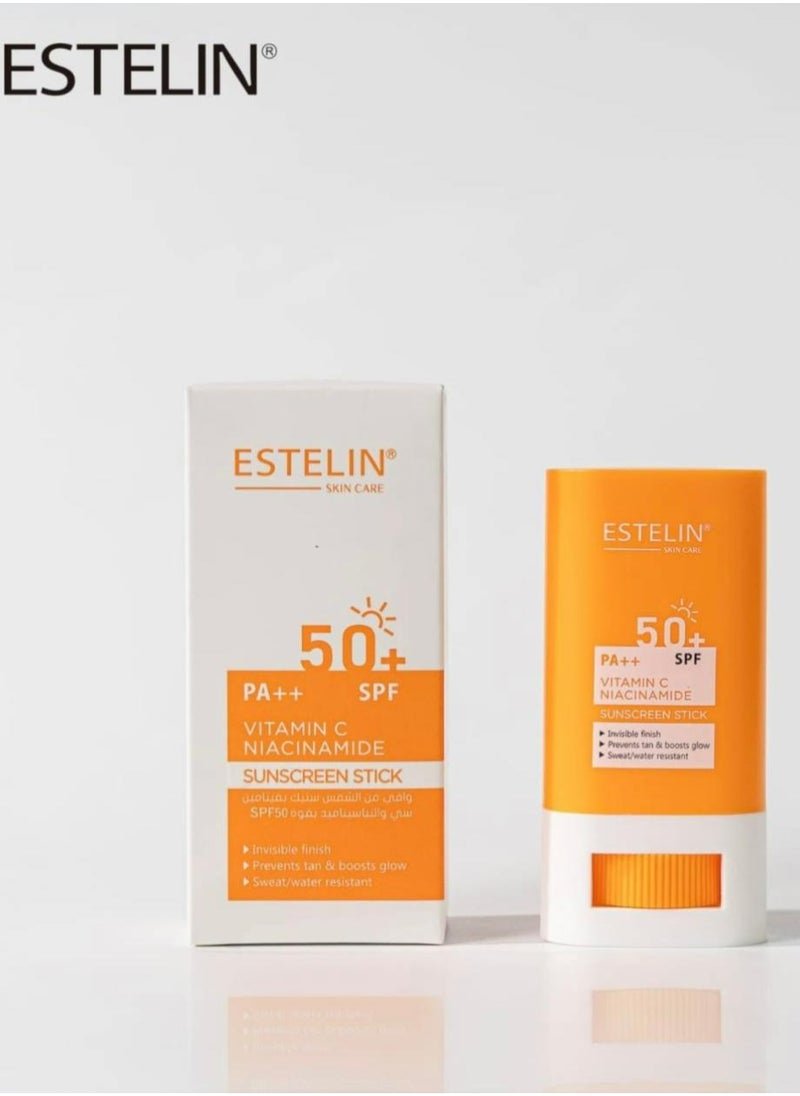 Estelin Vitamin C & Niacinamide Sunscreen Stick SPF50