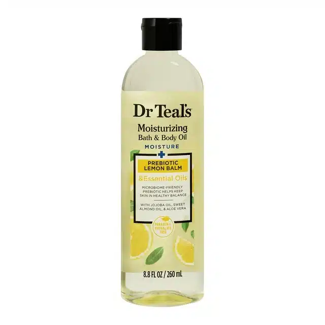 Dr Teal’s Moisturizing Prebiotic Lemon Balm Body Oil 8.8fl oz/260ml