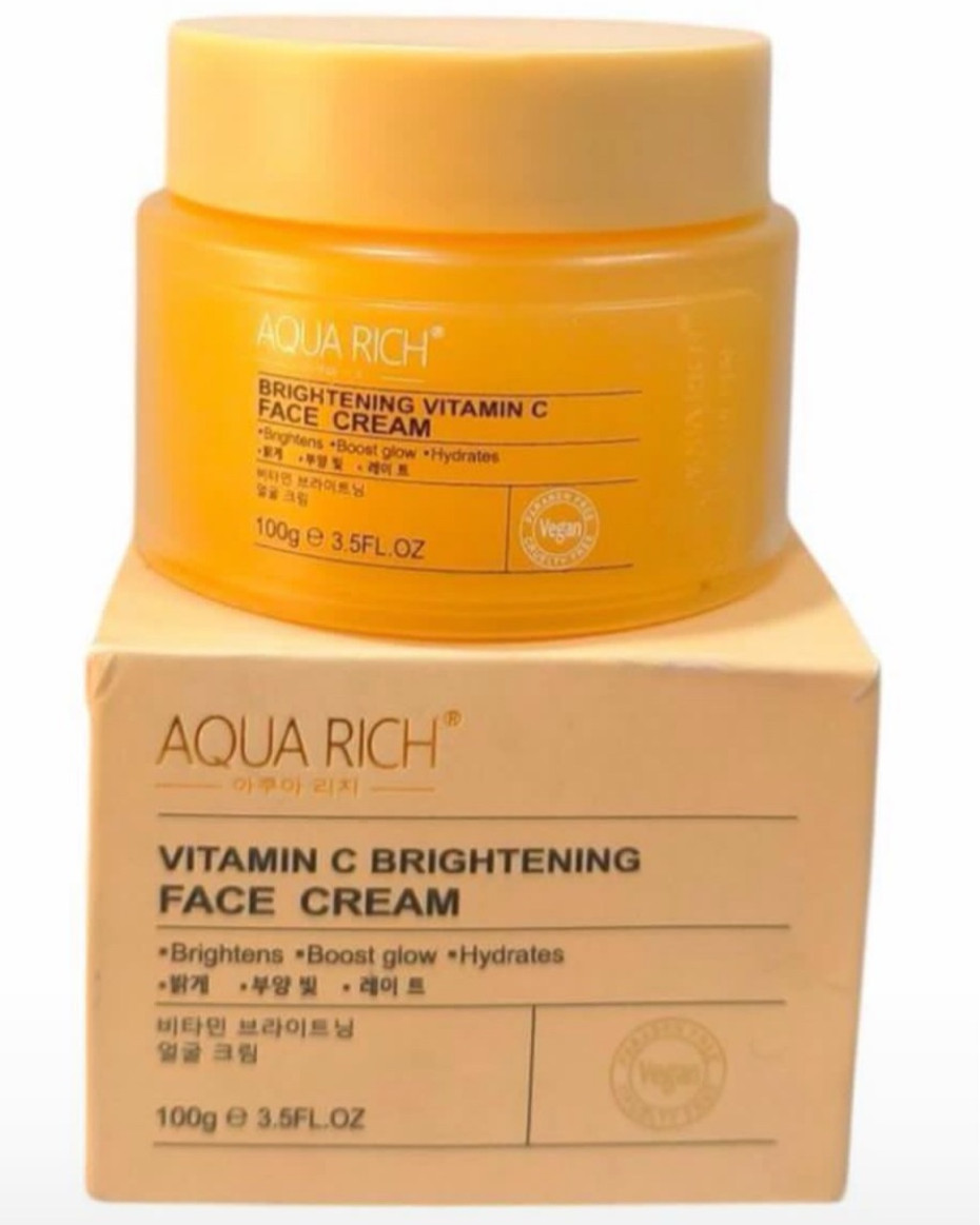 AQUA RICH VITAMIN C BRIGHTENING FACE CREAM 100G
