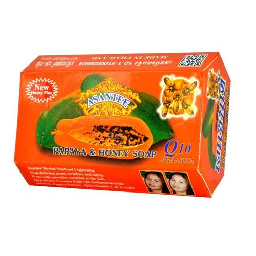 Asantee Papaya & Honey Herbal Soap bar