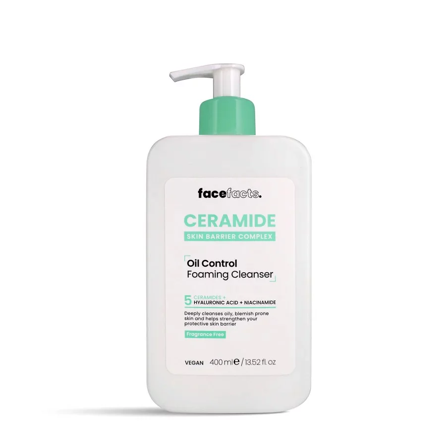 FACEFACTS CERAMIDE Oil Control Foaming Cleanser 400ml