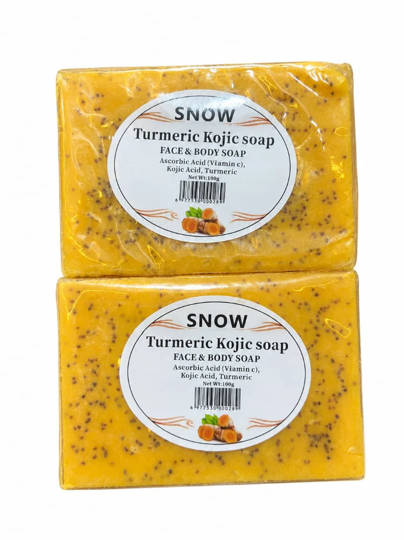 Snow Tumeric Kojic Soap for Face and Body